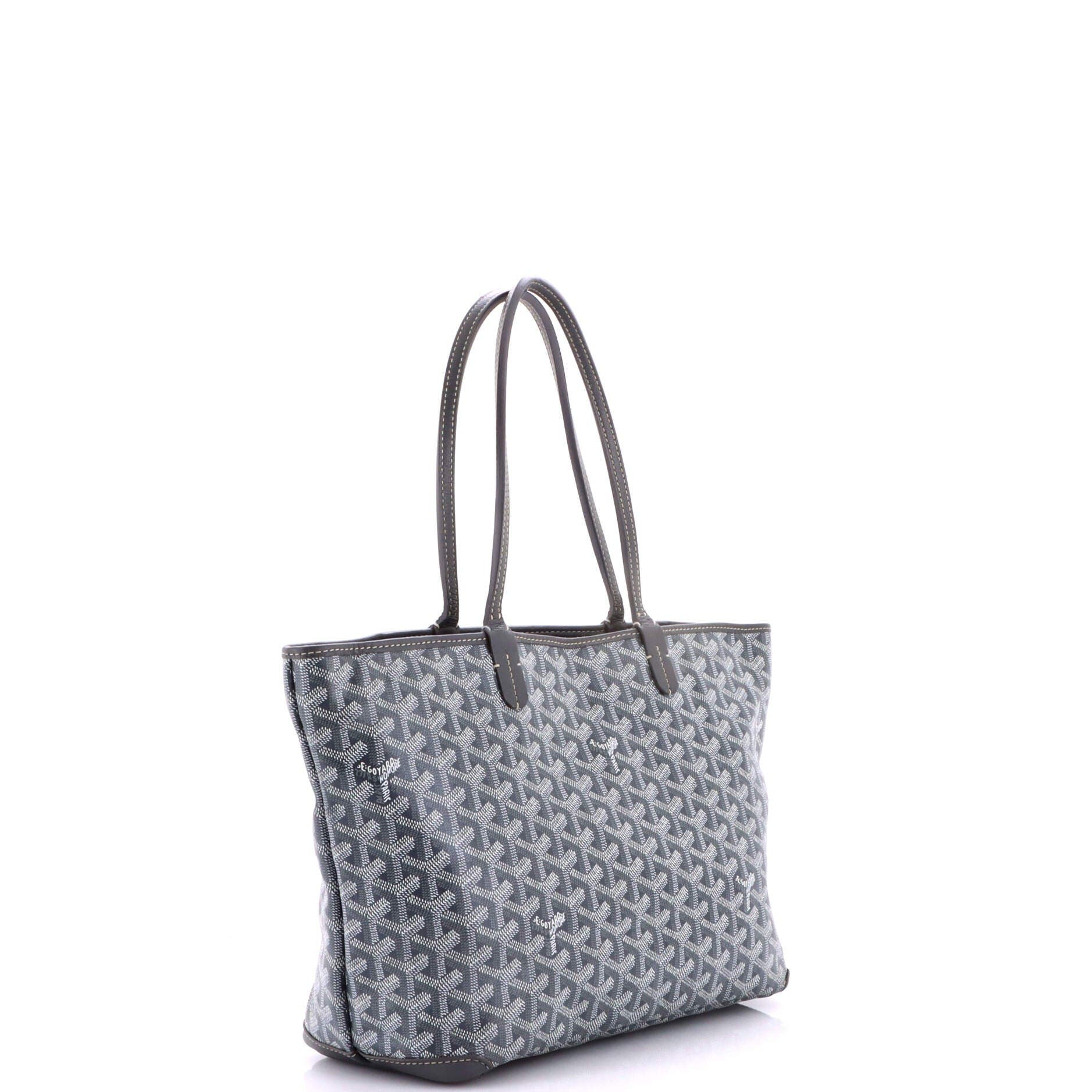 Pre-Owned Goyard Artois Tote Coated Canvas PM, Alternate, color, Gray