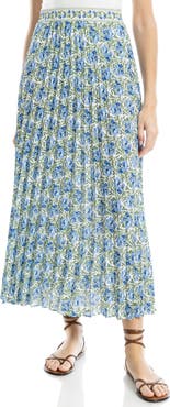 MAX STUDIO Pleated Maxi Skirt