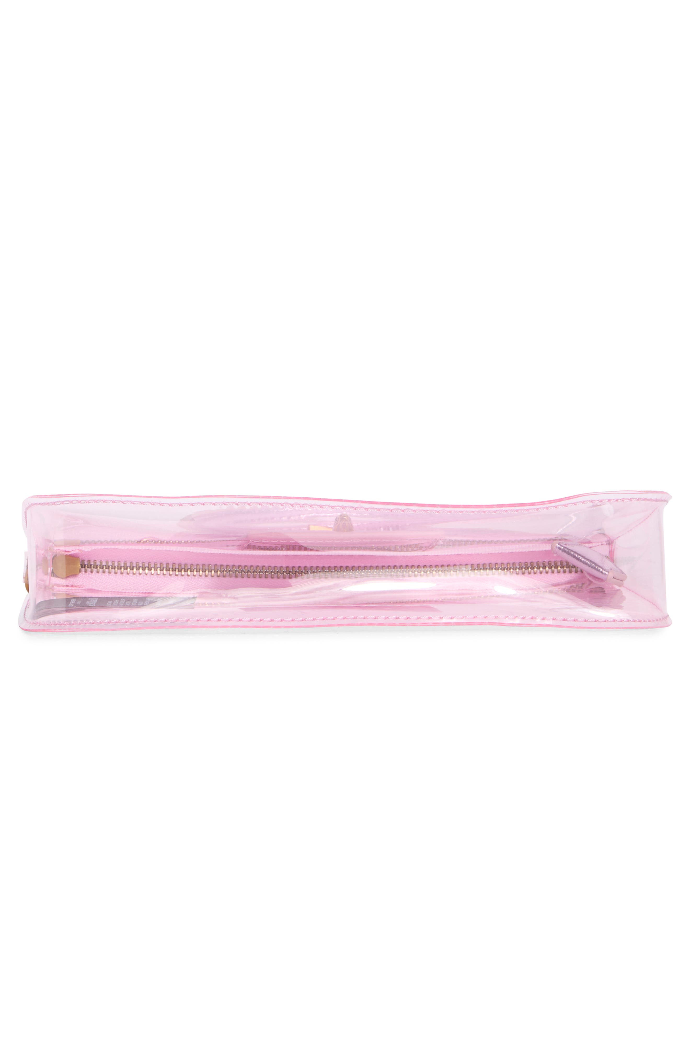 KG Kurt Geiger Highgate Vinyl Wristlet, Alternate, color, Light/ Pastel Pink