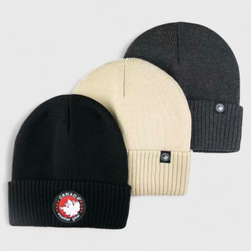 Canada Weather Gear Kids' Boys' 3-pack Beanies In Multi