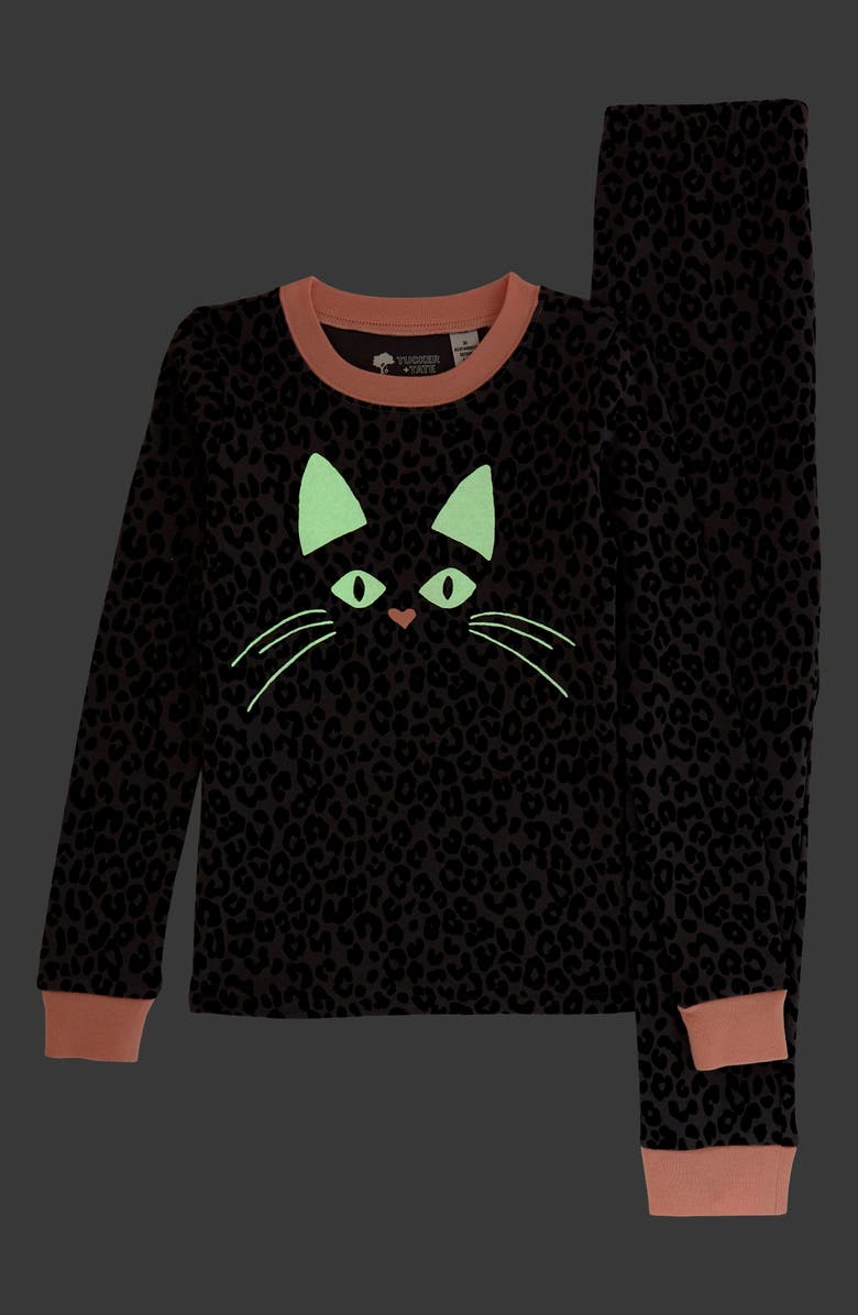 Tucker + Tate Kids' Glow in the Dark Fitted Two-Piece Pajamas, Alternate, color,