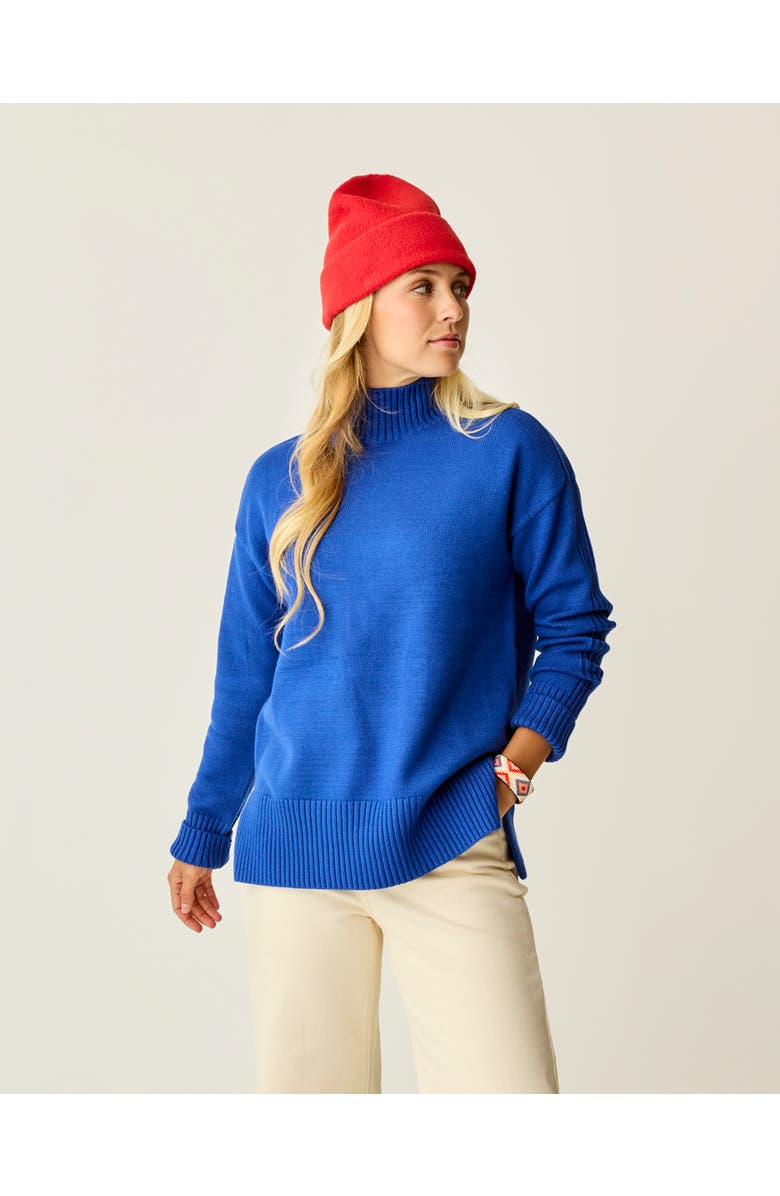 Carve Designs Woodward Sweater, Alternate, color, Capri Heather