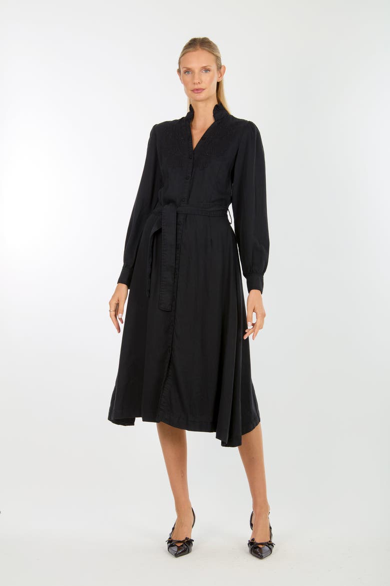Kennedy Midi Dress, Alternate, color, Black