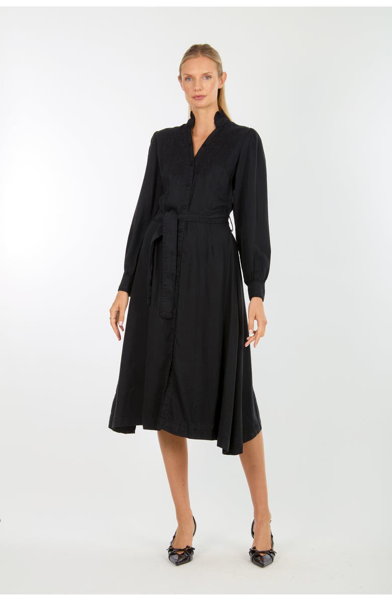 Super Natural by Secret Mission Kennedy Midi Dress, Alternate, color, Black