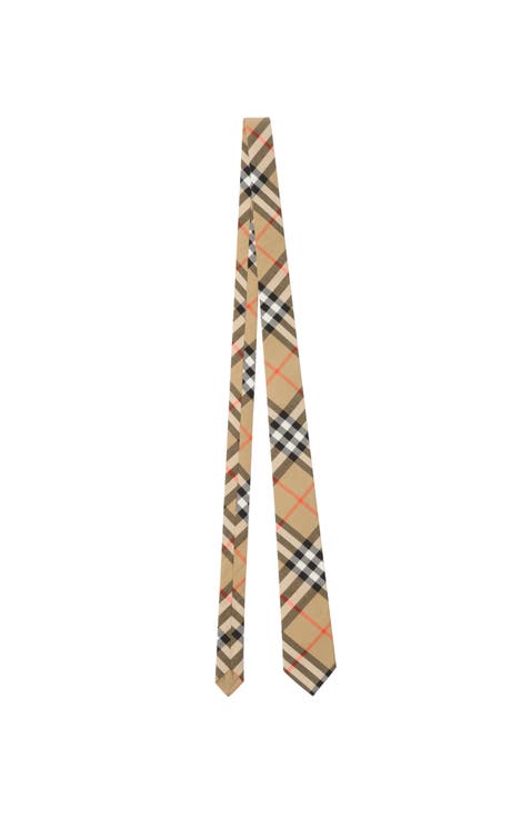 Check Cotton Tie