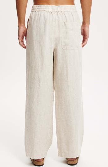 Men's Super Baggy Linen Pant
