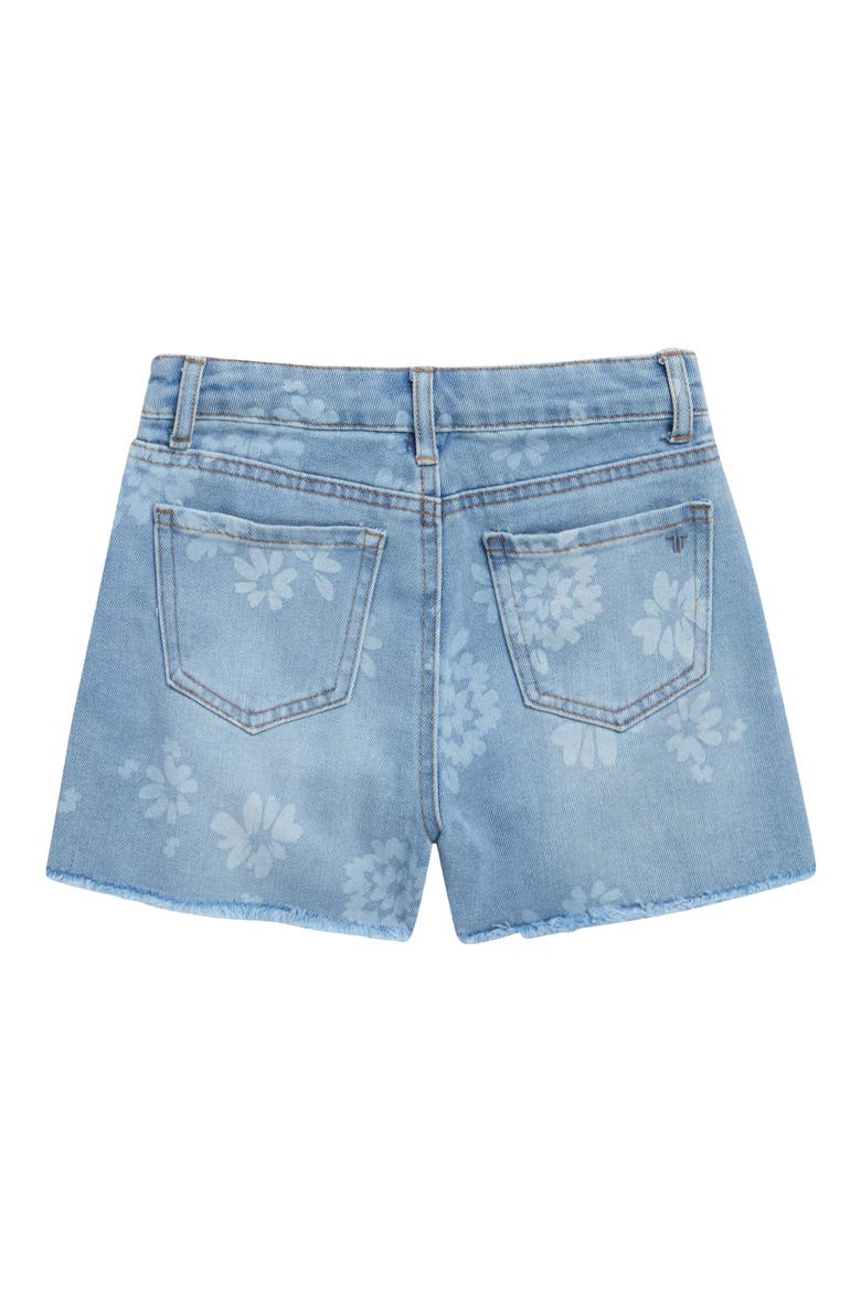 Kids' Floral Print Weekend Shorts, Alternate, color, LIGHT INDIGO