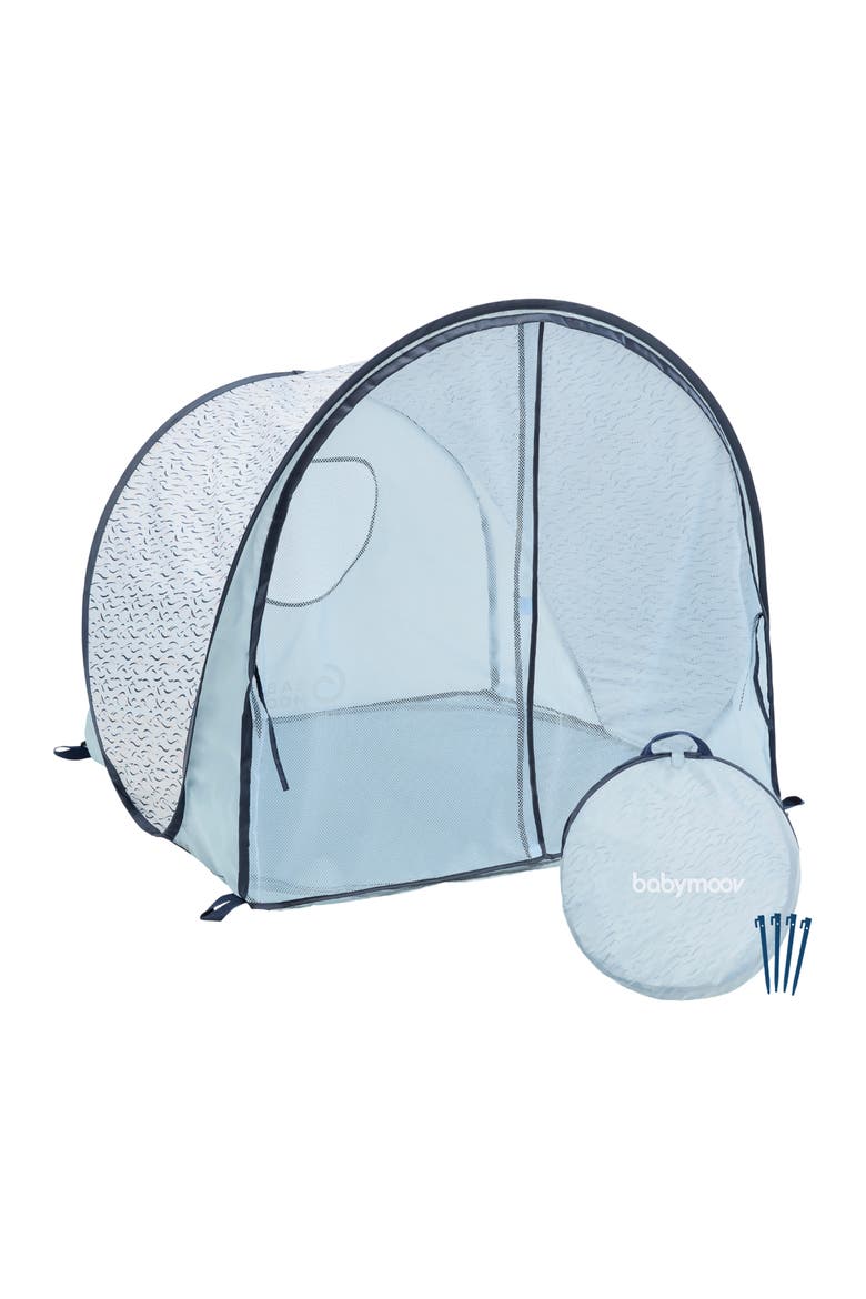 Blue Waves Anti-UV Sun Tent, Main, color, BLUE WAVES