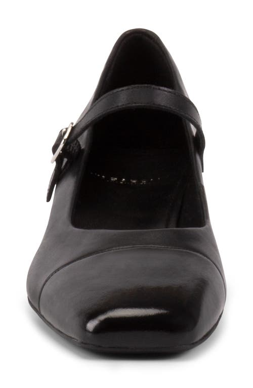 Vagabond Shoemakers Debbi Cap Toe Mary Jane In Black/black