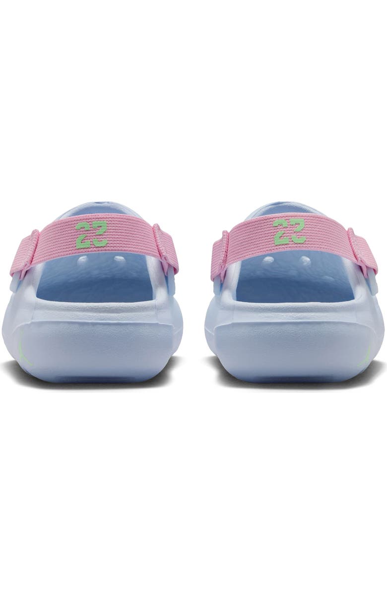 Jordan Kids' Hydrip Foam Clog, Alternate, color, Half Blue/ Green/ Soft Pink