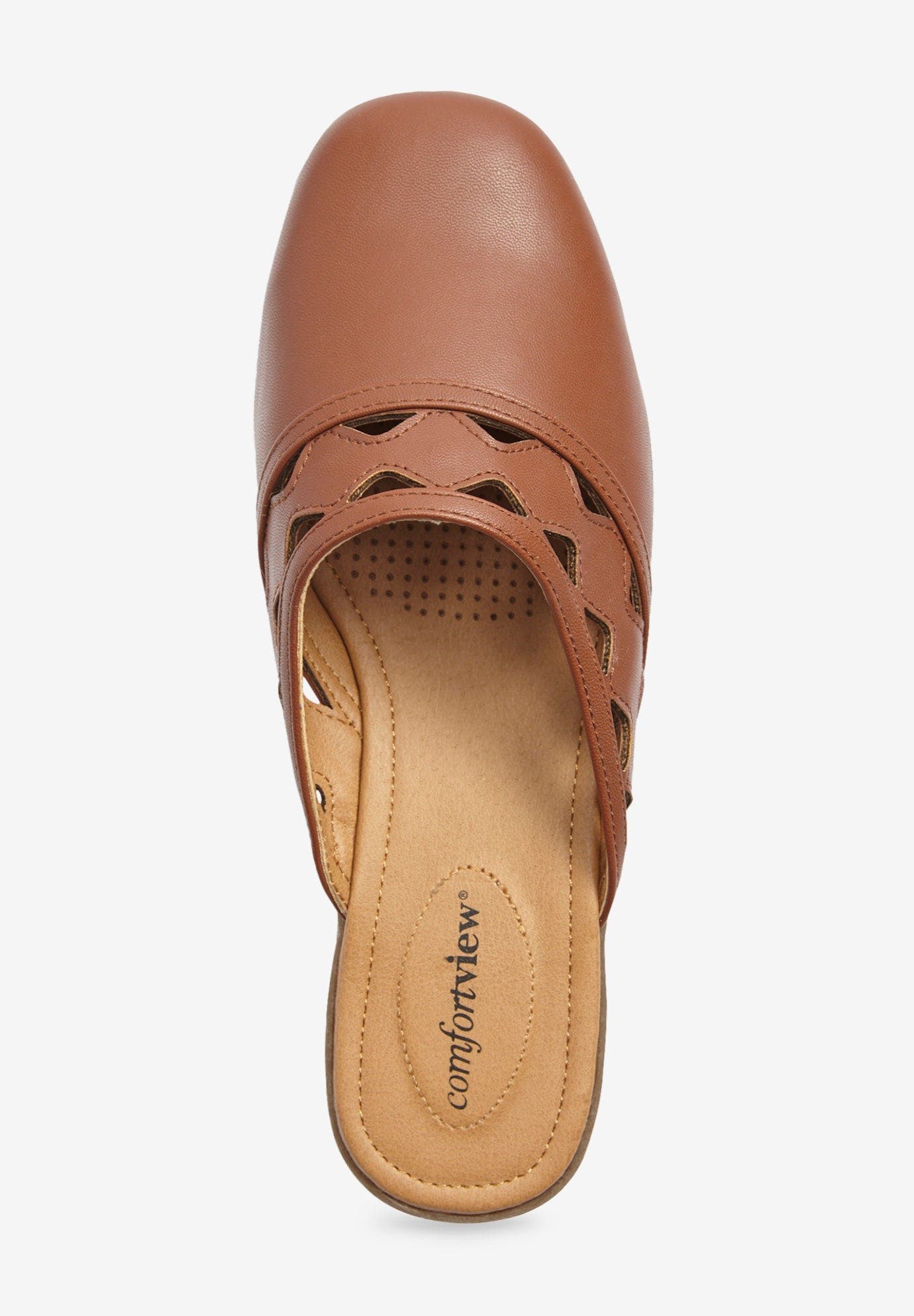 The Mckenna Slip On Mule, Alternate, color, COGNAC