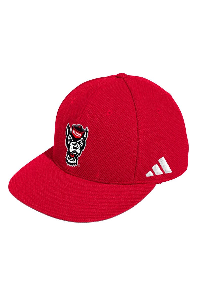 Men's adidas Red NC State Wolfpack On-Field Baseball Fitted Hat, Alternate, color, Red
