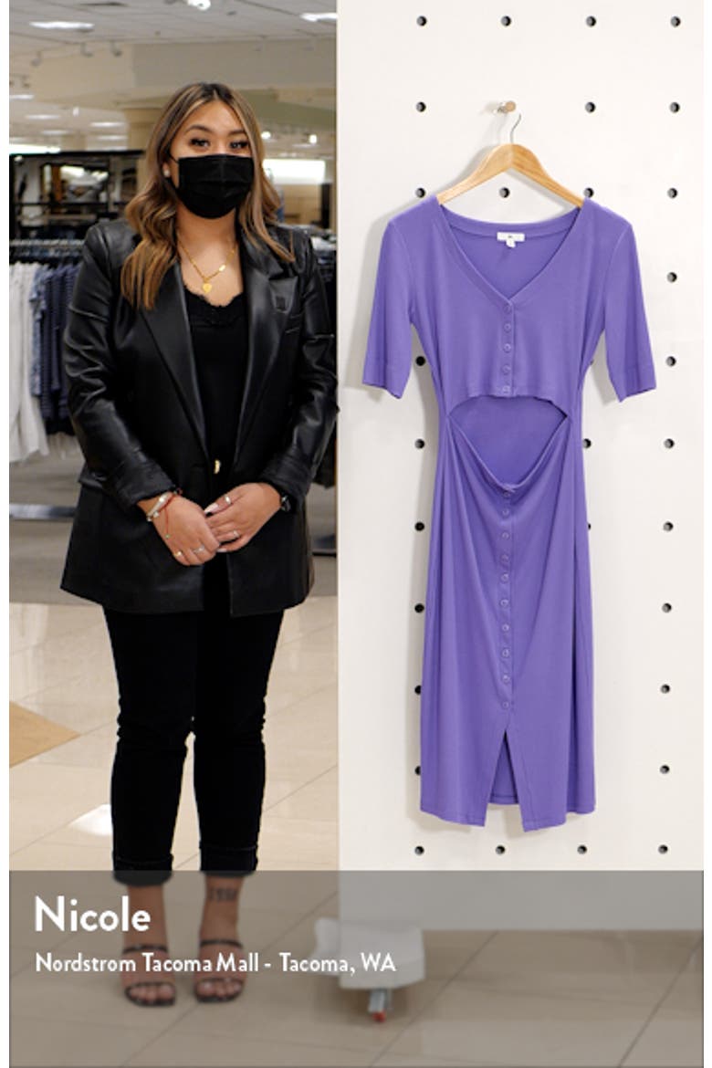 Cutout Rib Dress video
