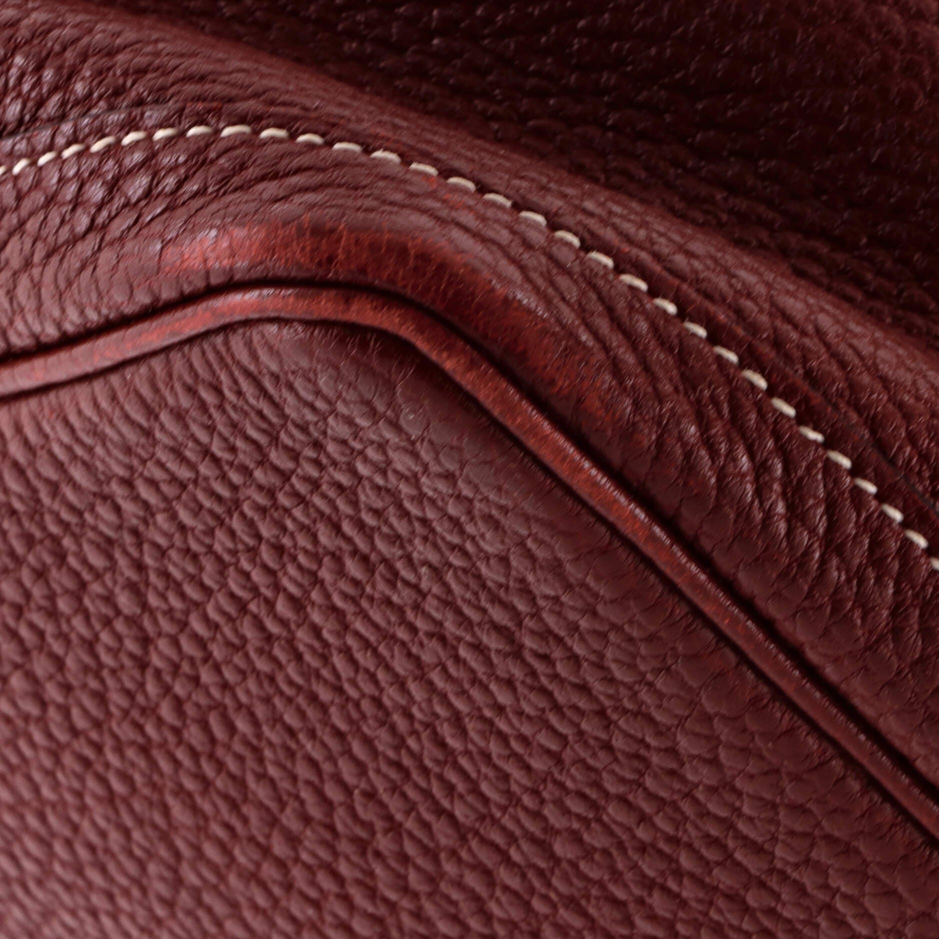 Pre-Owned Hermes Garden Party Tote Leather 36, Alternate, color, Rouge H