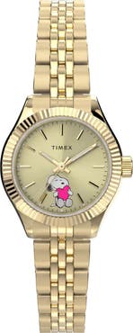 Timex® Peanuts Legacy Mini Heart Hug Bracelet Watch