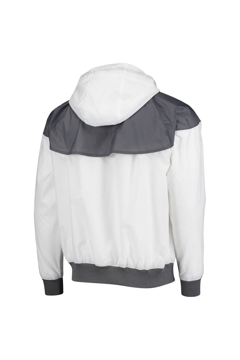 Men's Nike White Colorado Buffaloes Windrunner Raglan Full-Zip Hoodie Jacket, Alternate, color, White