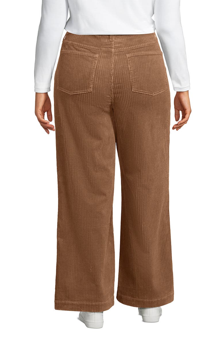 High Rise Wide Leg Corduroy Pants, Alternate, color, Maple Toffee