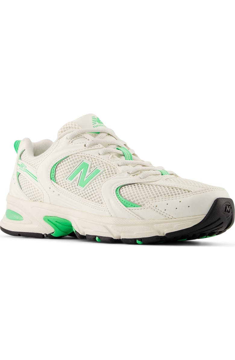 New Balance Gender Inclusive 530 Sneaker, Main, color, Sea Salt/ Lime Leaf