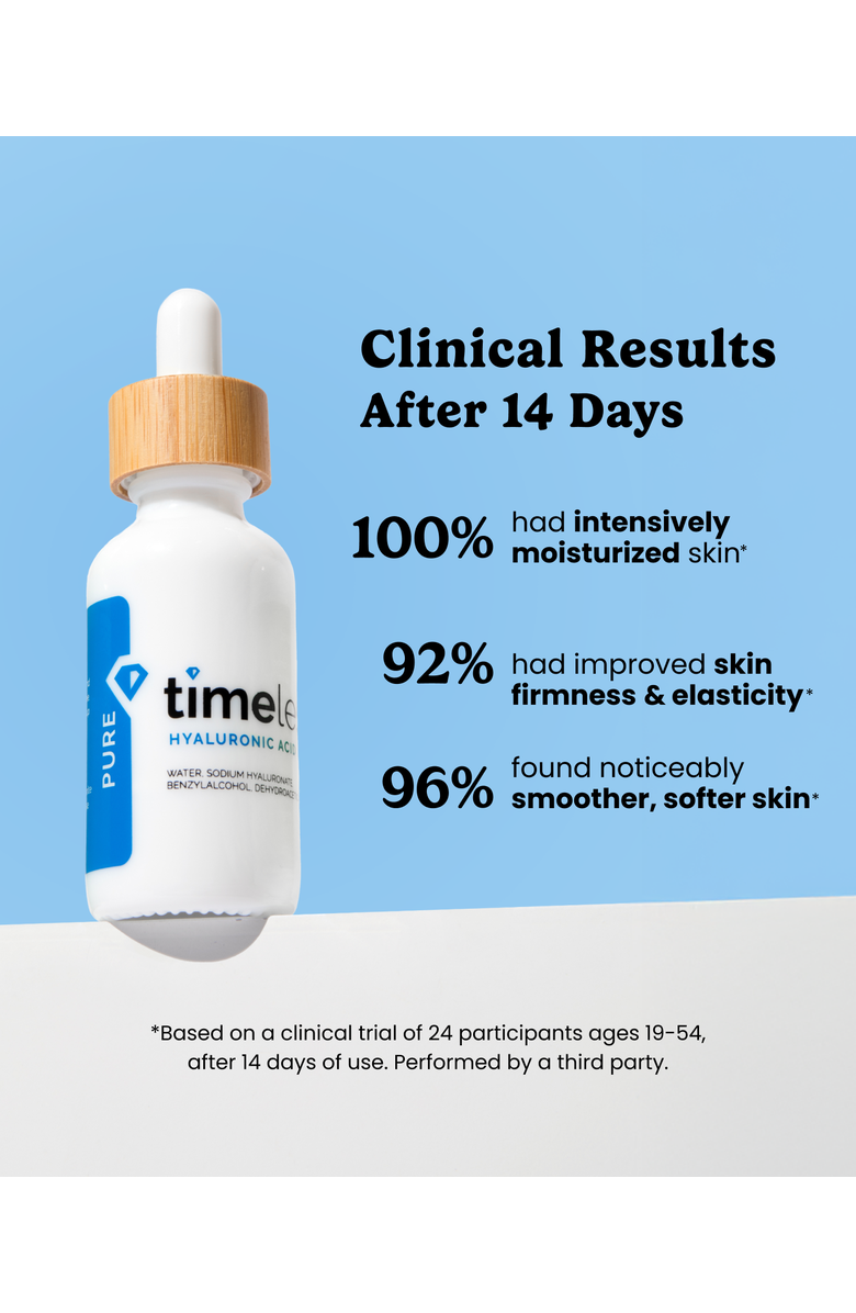 Timeless Skin Care Hyaluronic Acid 100% Pure Serum, Alternate, color, 1Oz