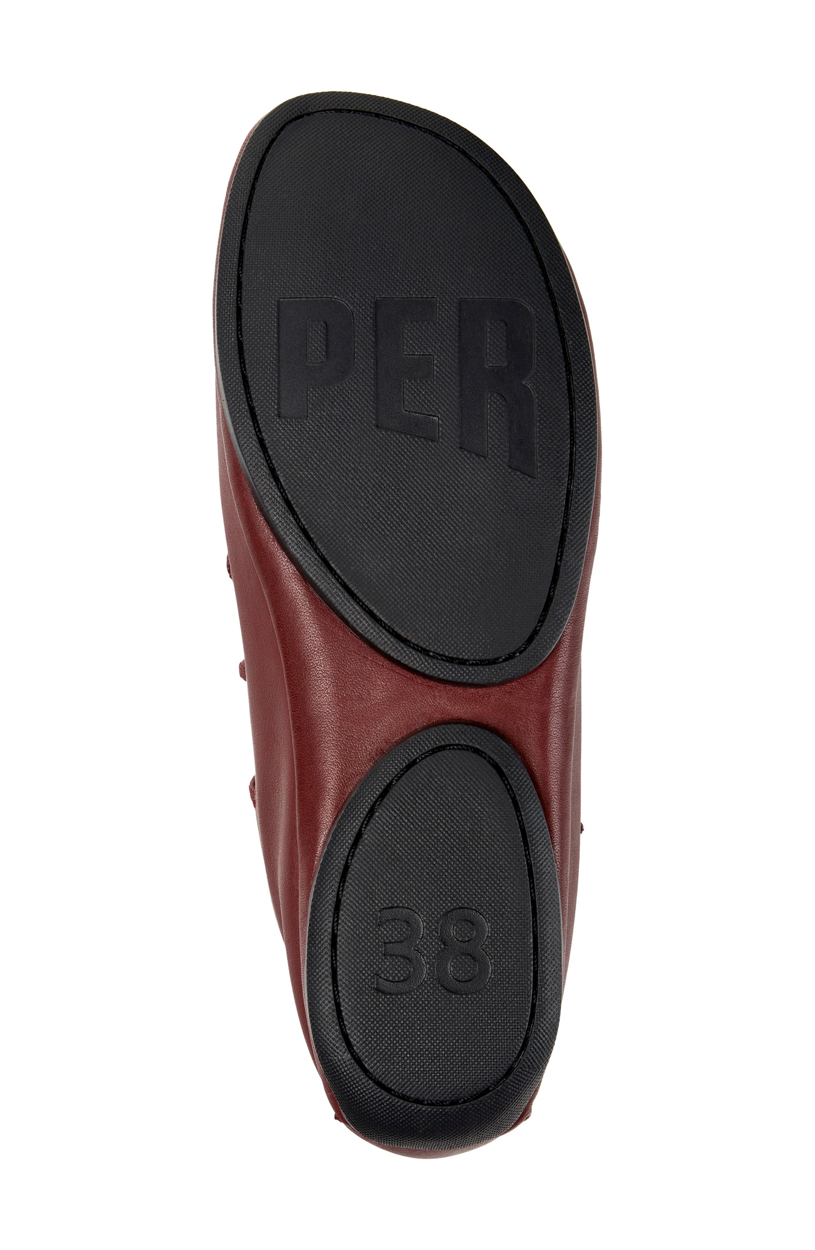 Right Nina Flat, Alternate, color, BURGUNDY