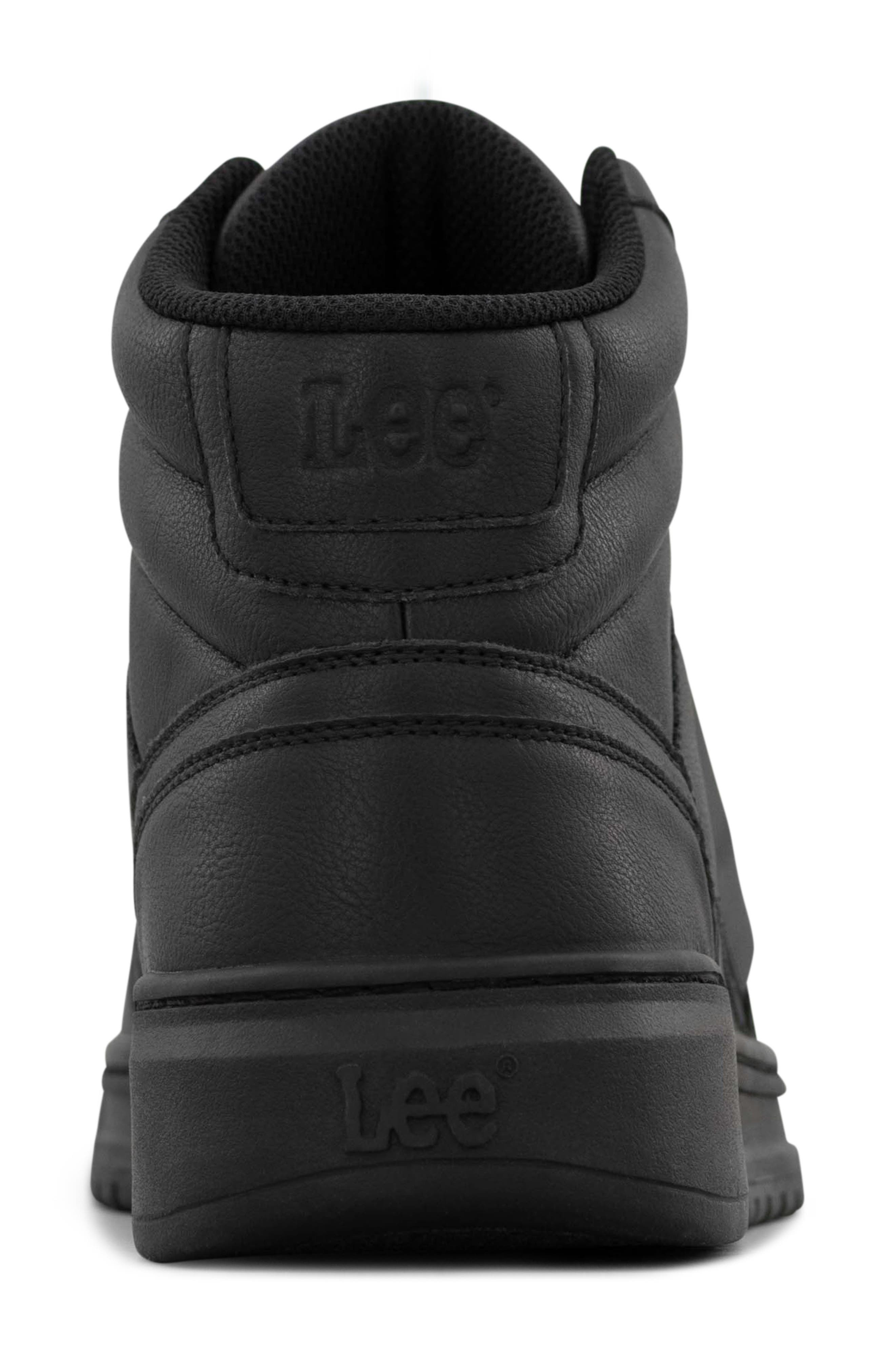 Lee Prescot Mid Top Sneaker, Alternate, color, Black Mono