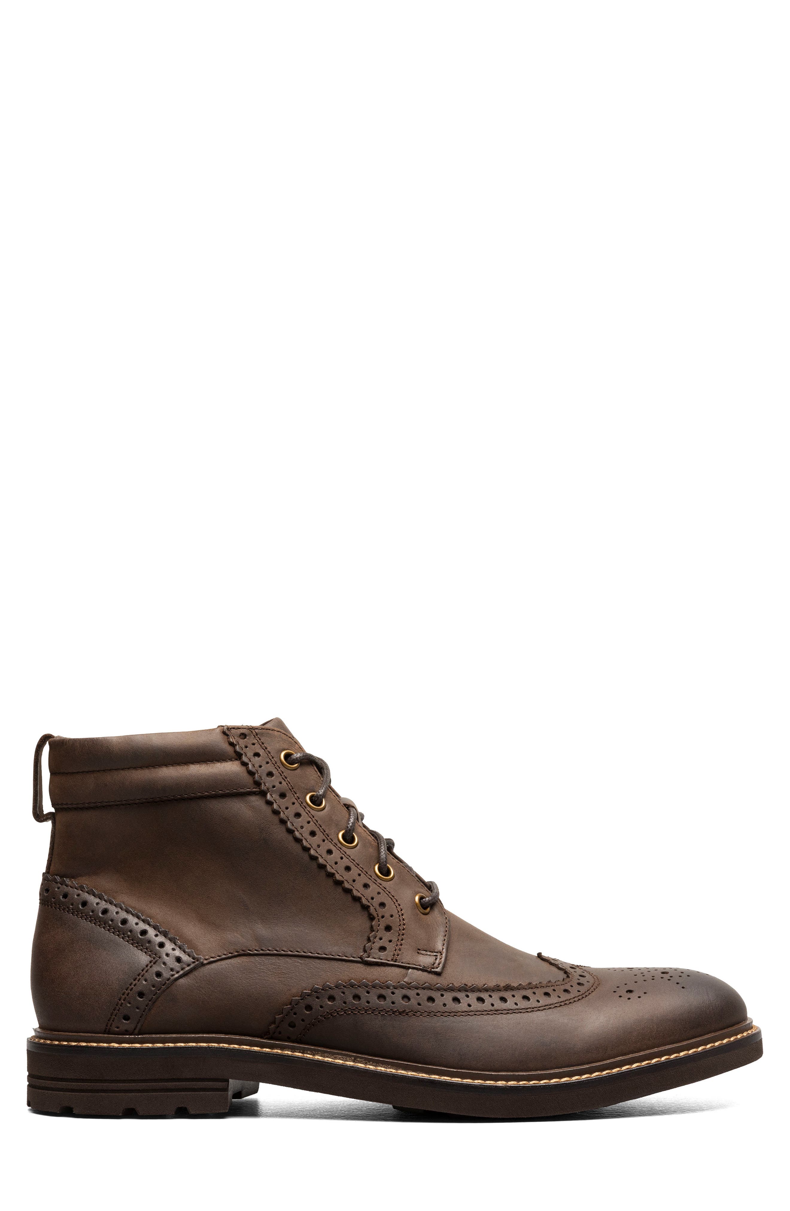 Odell II Wingtip Boot - Wide Width Available, Alternate, color, BROWN