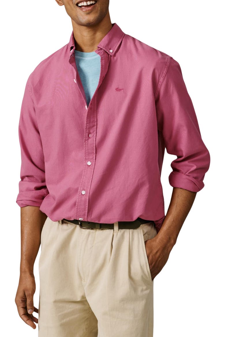 Horkstow Lightweight Oxford Shirt, Alternate, color, Fushia