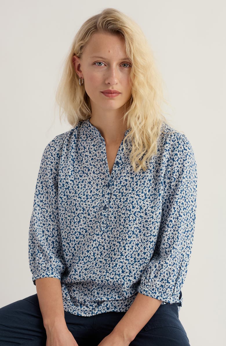 Seasalt Cornwall Willow Path Floral Print Popover Top, Alternate, color,