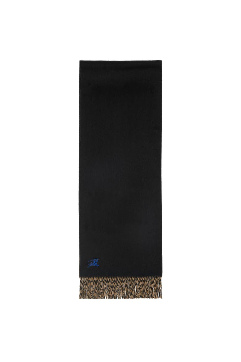 Reversible Cashmere Scarf, Alternate, color, Camel/black