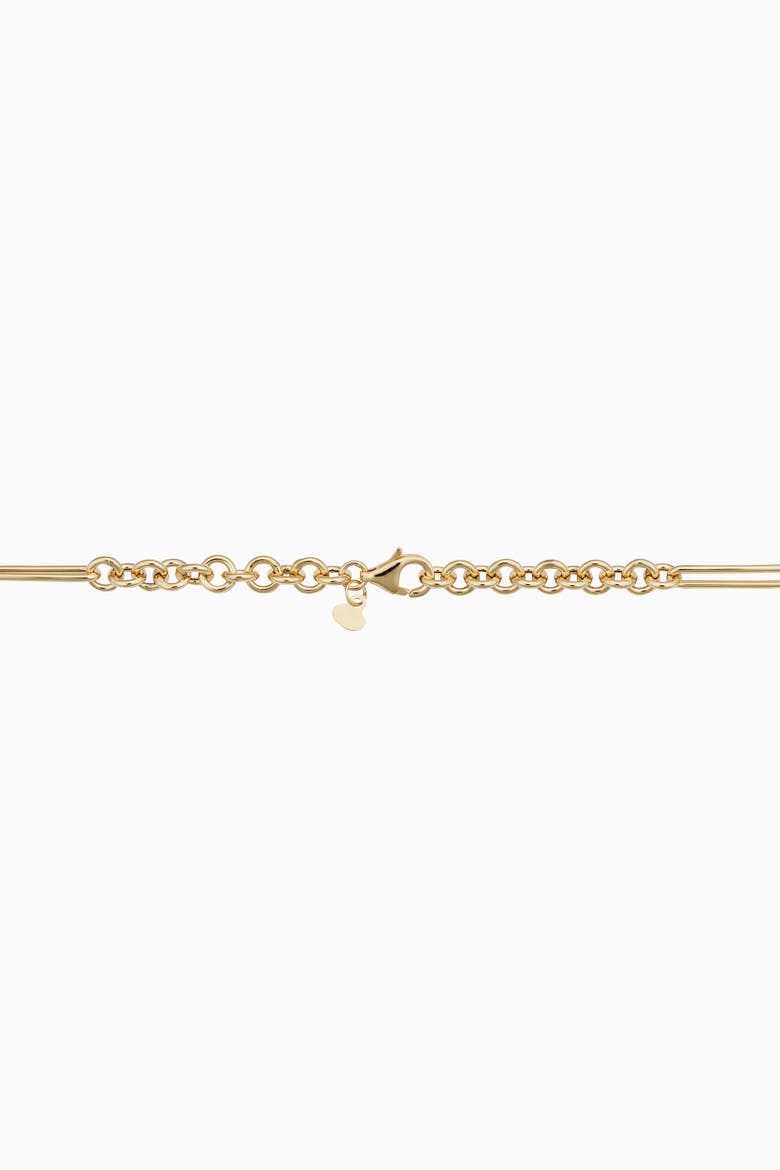 14K Gold Bold Venetian Necklace, Alternate, color, Yellow Gold