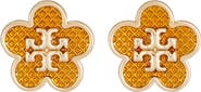 Tory Burch Kira Flower Stud Earrings