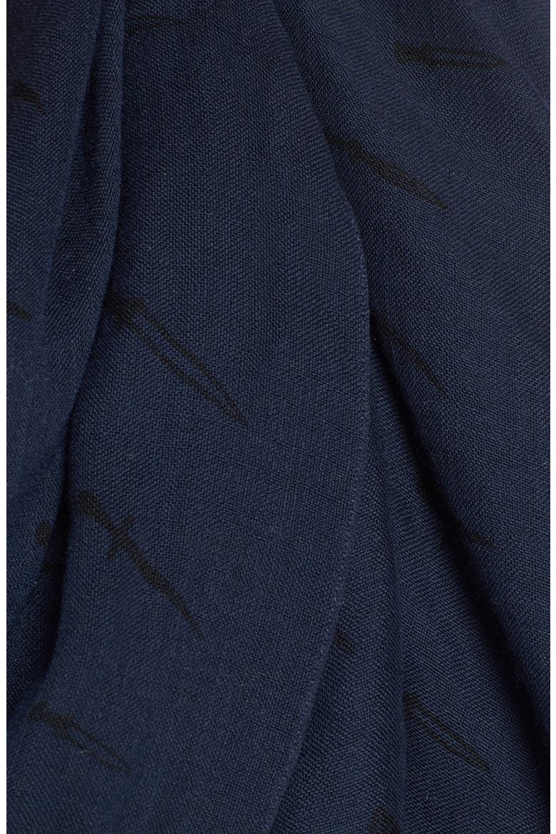 'Classic Dagger' Scarf, Alternate, color, INDIGO
