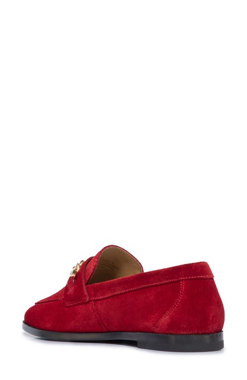 Bernardo Footwear Zephyr Chain Loafer In Red
