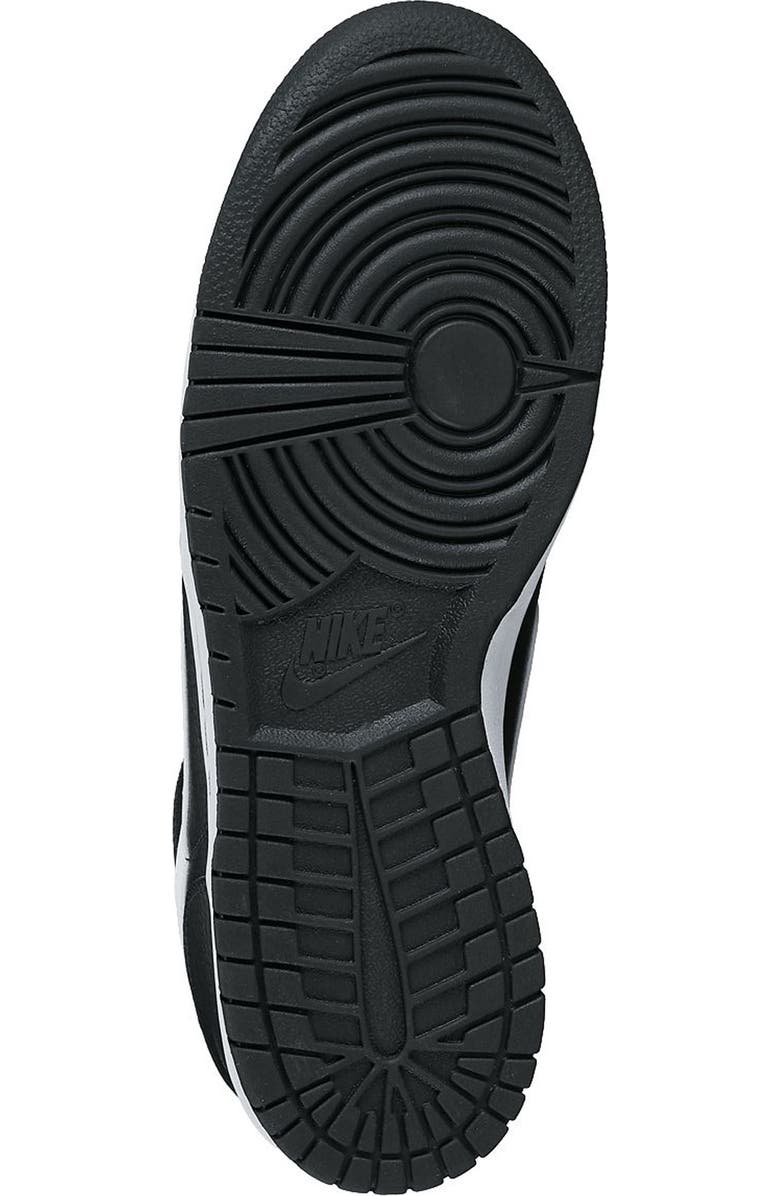 Nike Big Nike Low Basketball Sneaker, Alternate, color, Black/ White