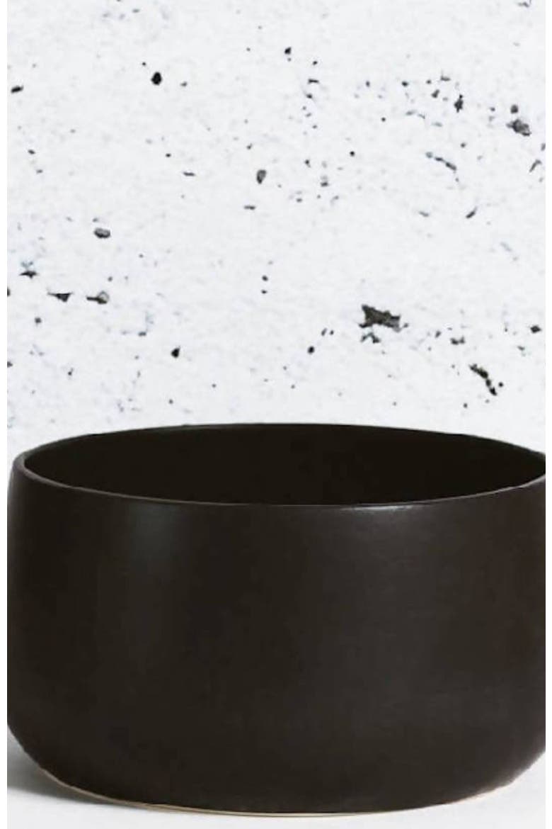 Stoneware Serving Bowl, Alternate, color, Black