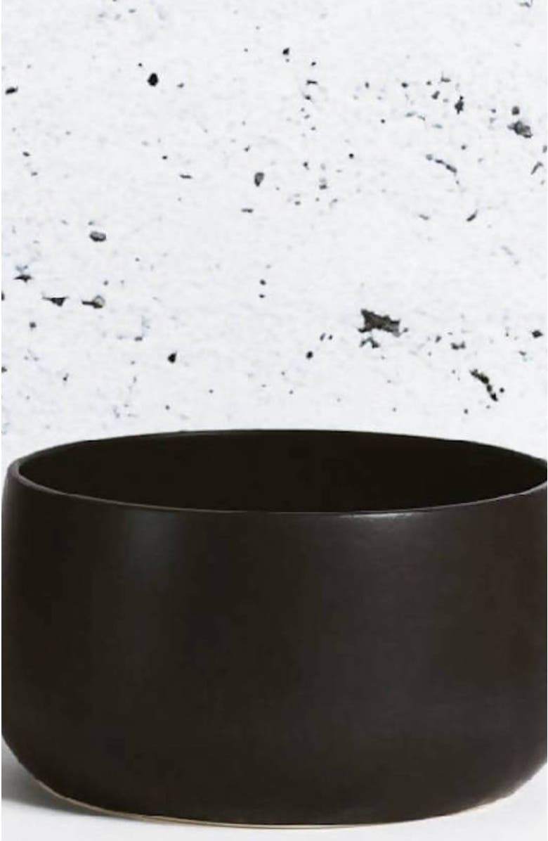 Gharyan Stoneware Stoneware Serving Bowl, Alternate, color, Black