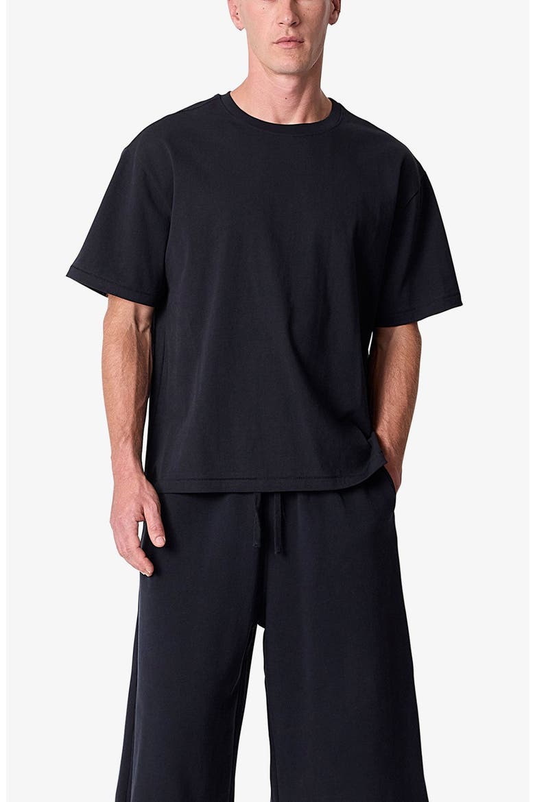 Relaxed Cotton T-Shirt, Alternate, color, BLACK