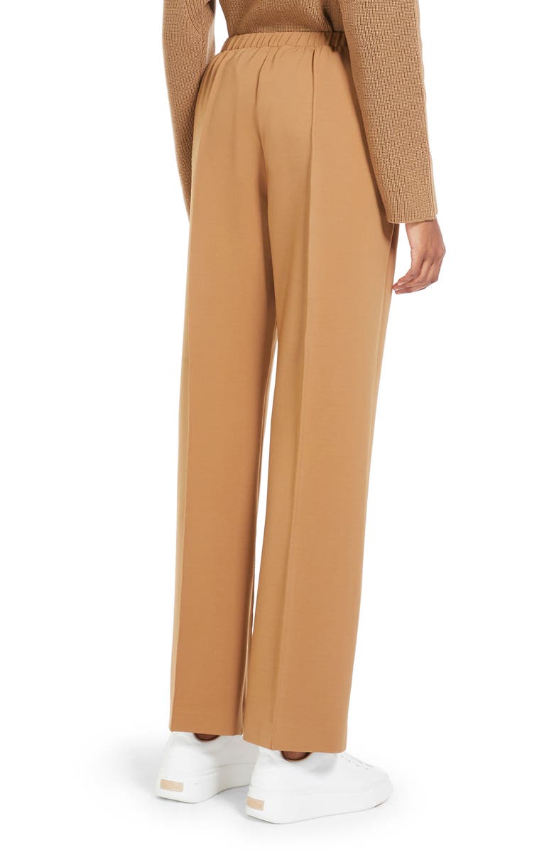 Max Mara Leisure Lido Straight Leg Jersey Trousers, Alternate, color, 