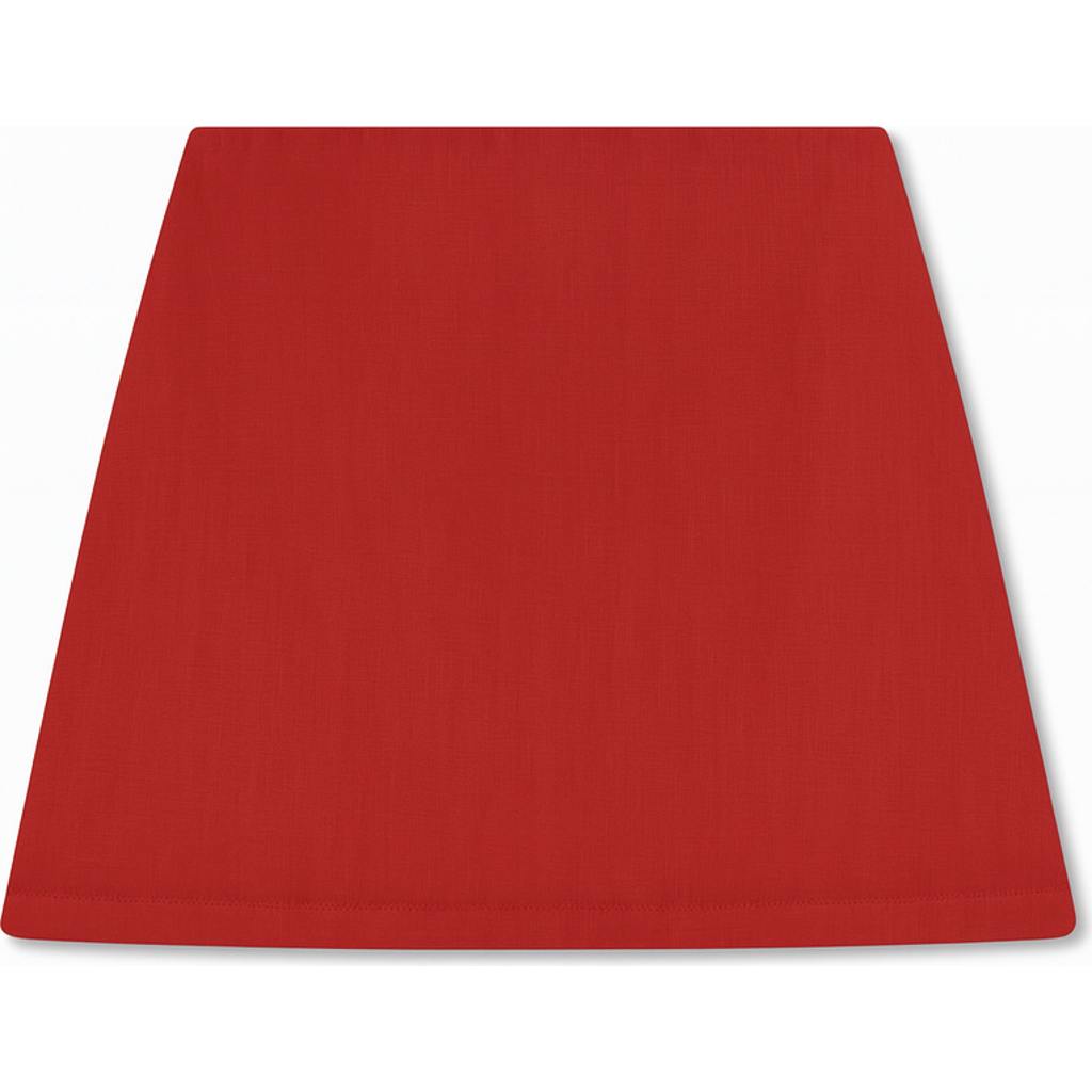 Vir Vita Ines Linen Mini Skirt In Red