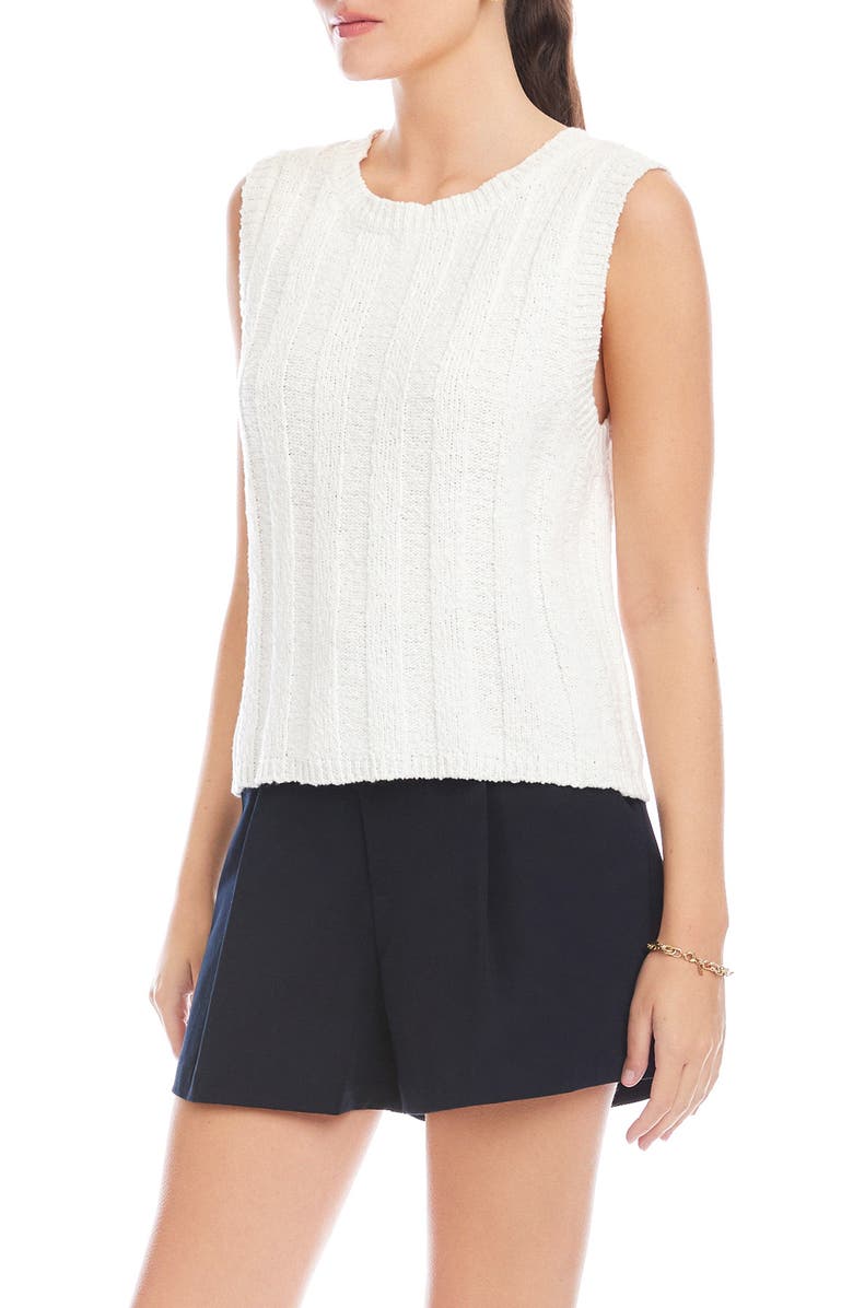 FIFTEEN TWENTY Zaydee Cotton Rib Tank, Alternate, color, Off White