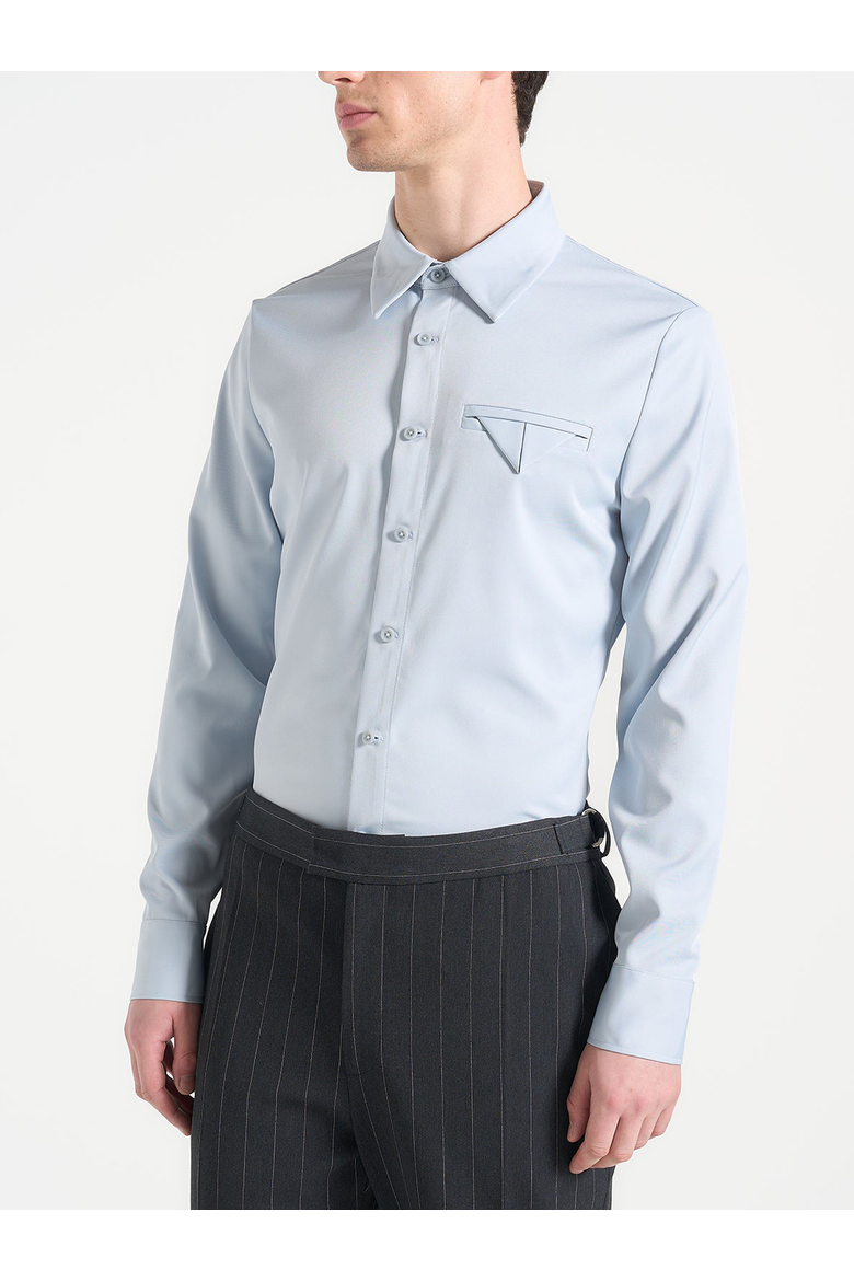 Tom Refined Slim Fit Shirt, Main, color, Blue