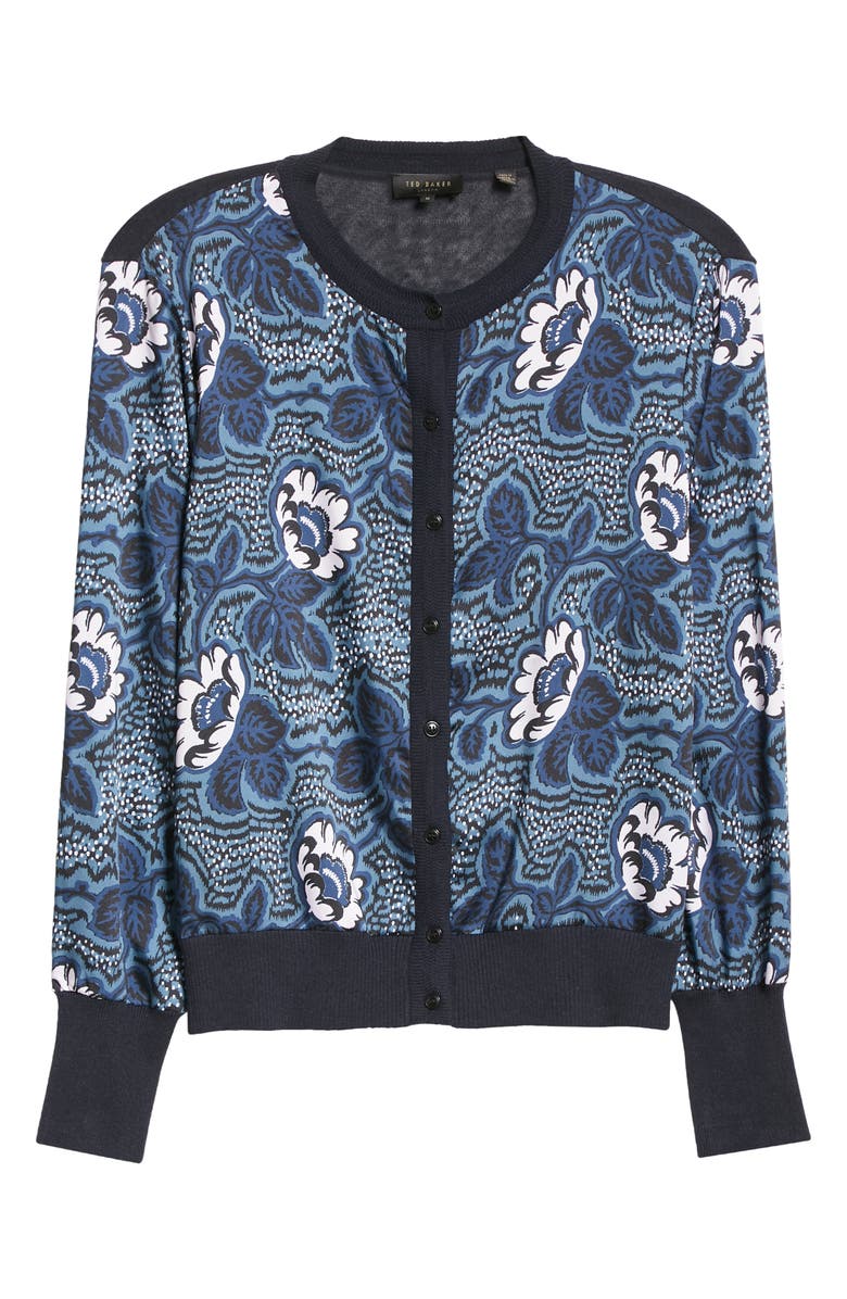 Ted Baker London Ryviad Floral Cardigan, Alternate, color,