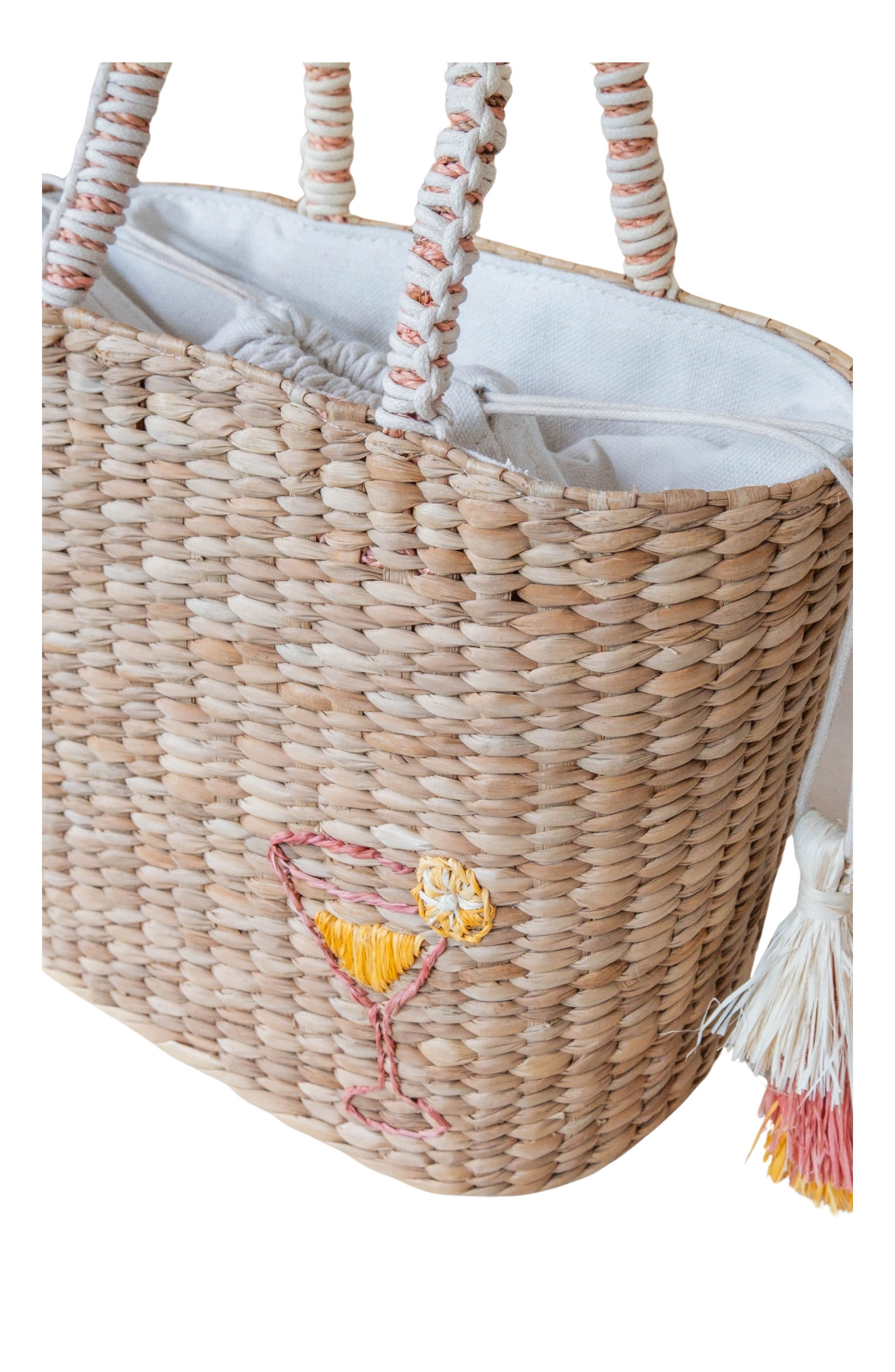 LIKHA Cocktail Embroidered Tote Bag, Alternate, color, 