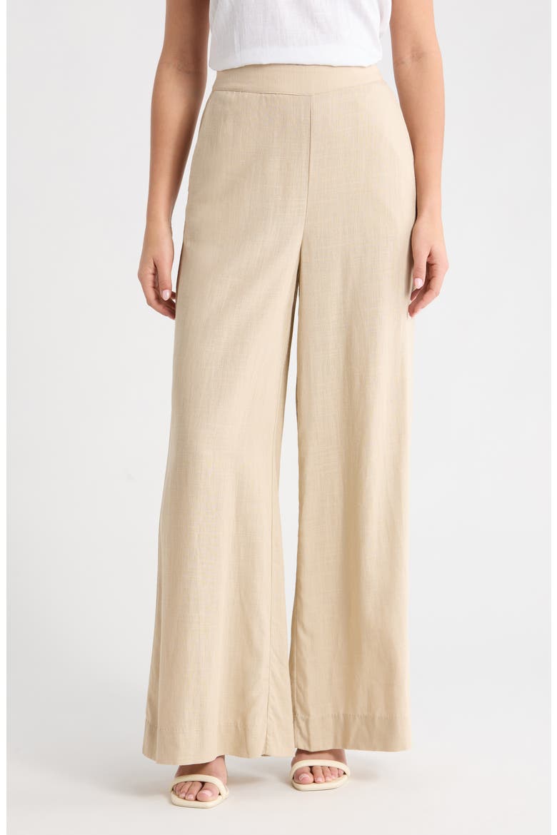 Wide Leg Pants, Main, color, CAMEL