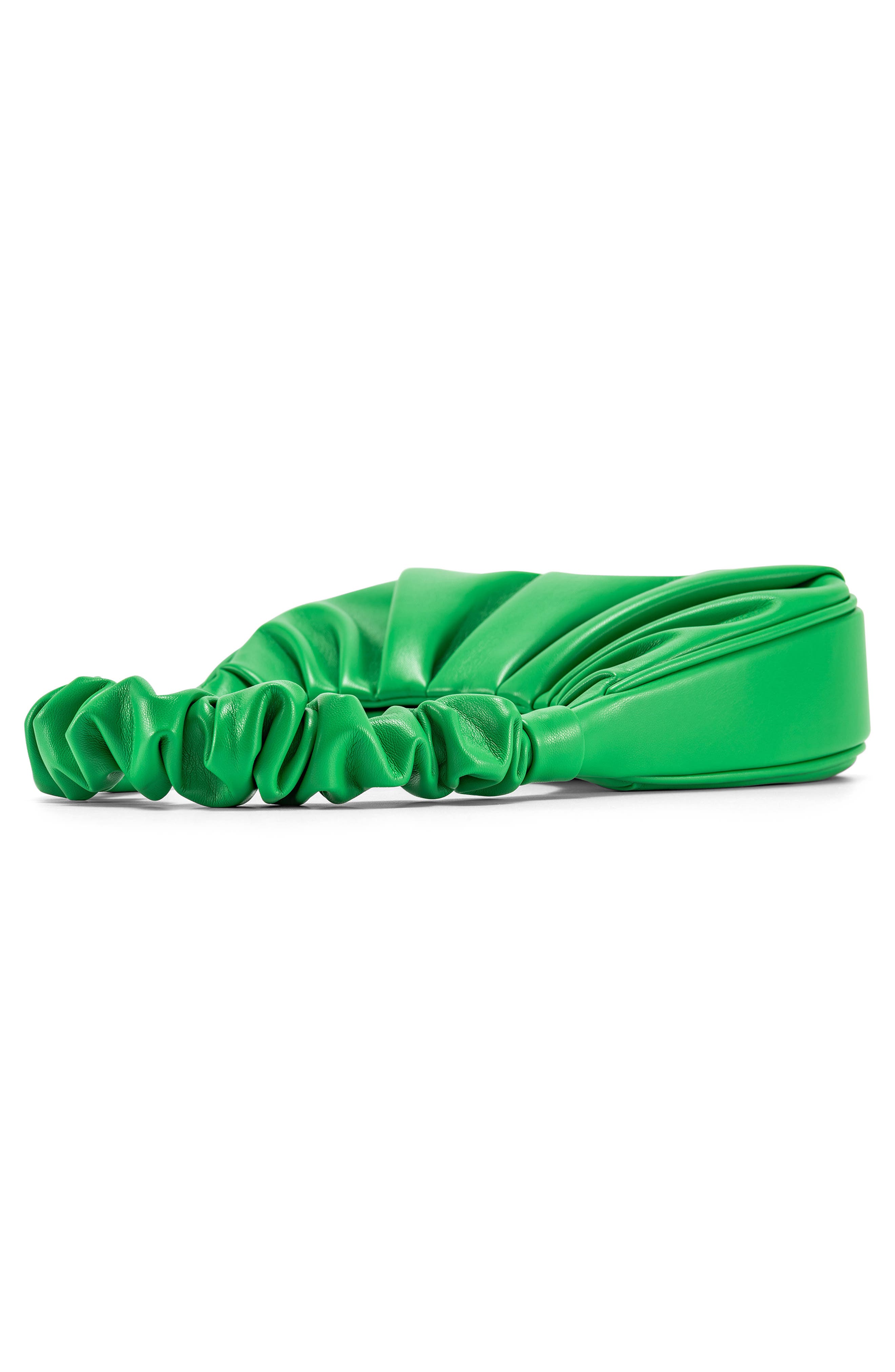 Joy Faux Leather Shoulder Bag, Alternate, color, GRASS GREEN