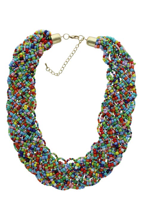 Damari Beaded Collar Necklace