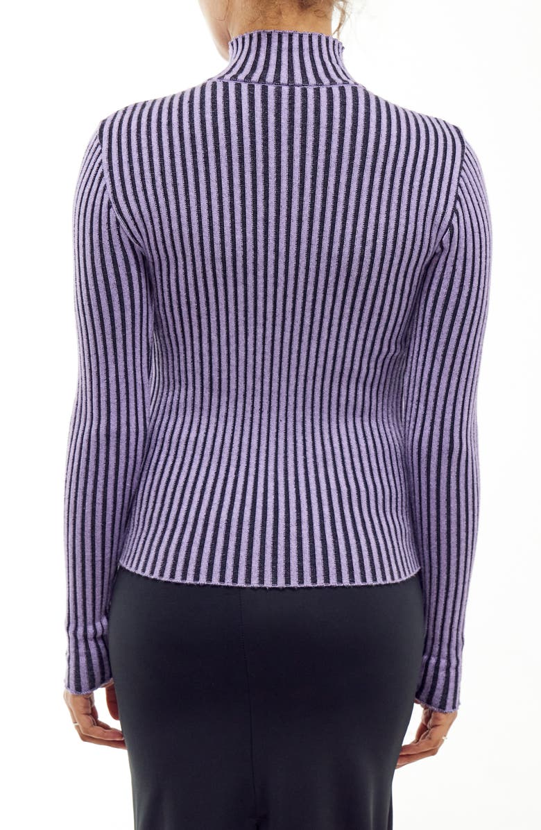 Iets Frans Plaited Front Zip Sweater, Alternate, color,