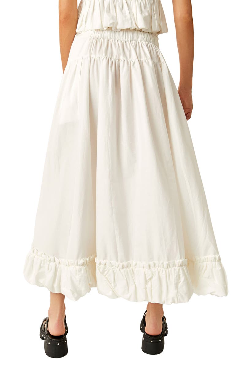 Free People Favorite Part Tie Waist Tiered Poplin Maxi Skirt, Alternate, color, 