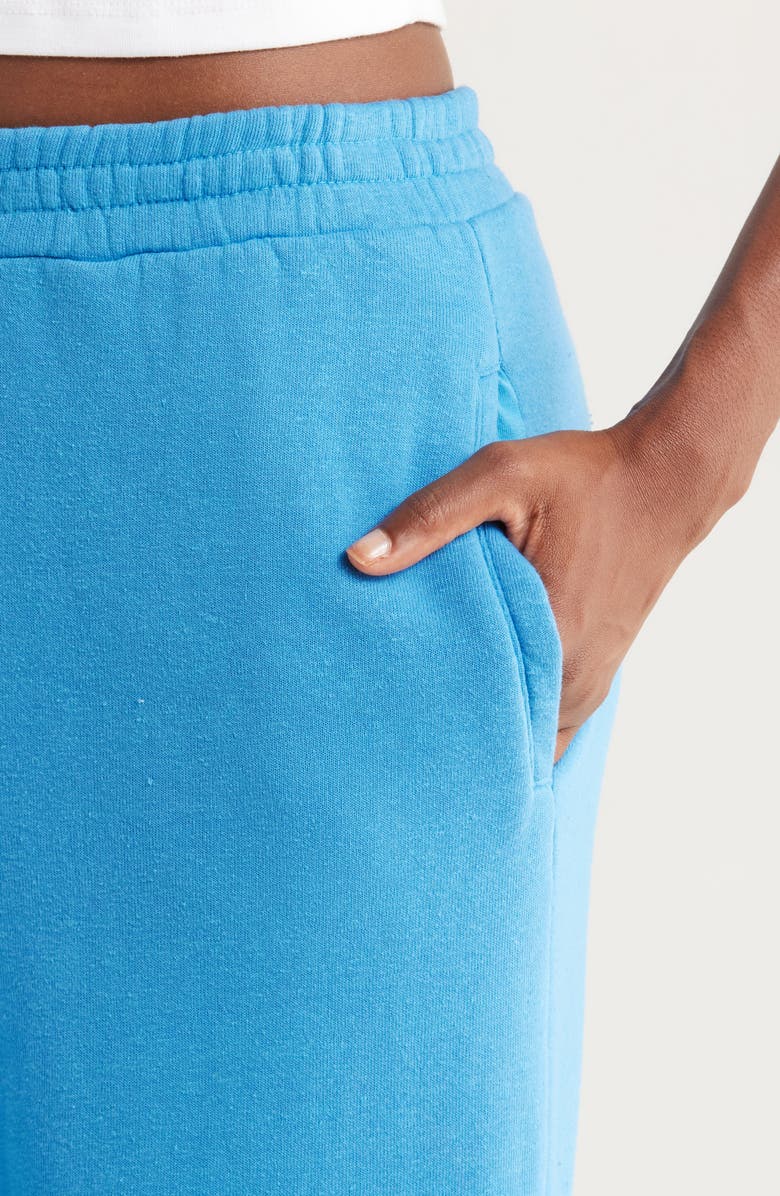 Rugby Stitch Wide Leg Sweatpants