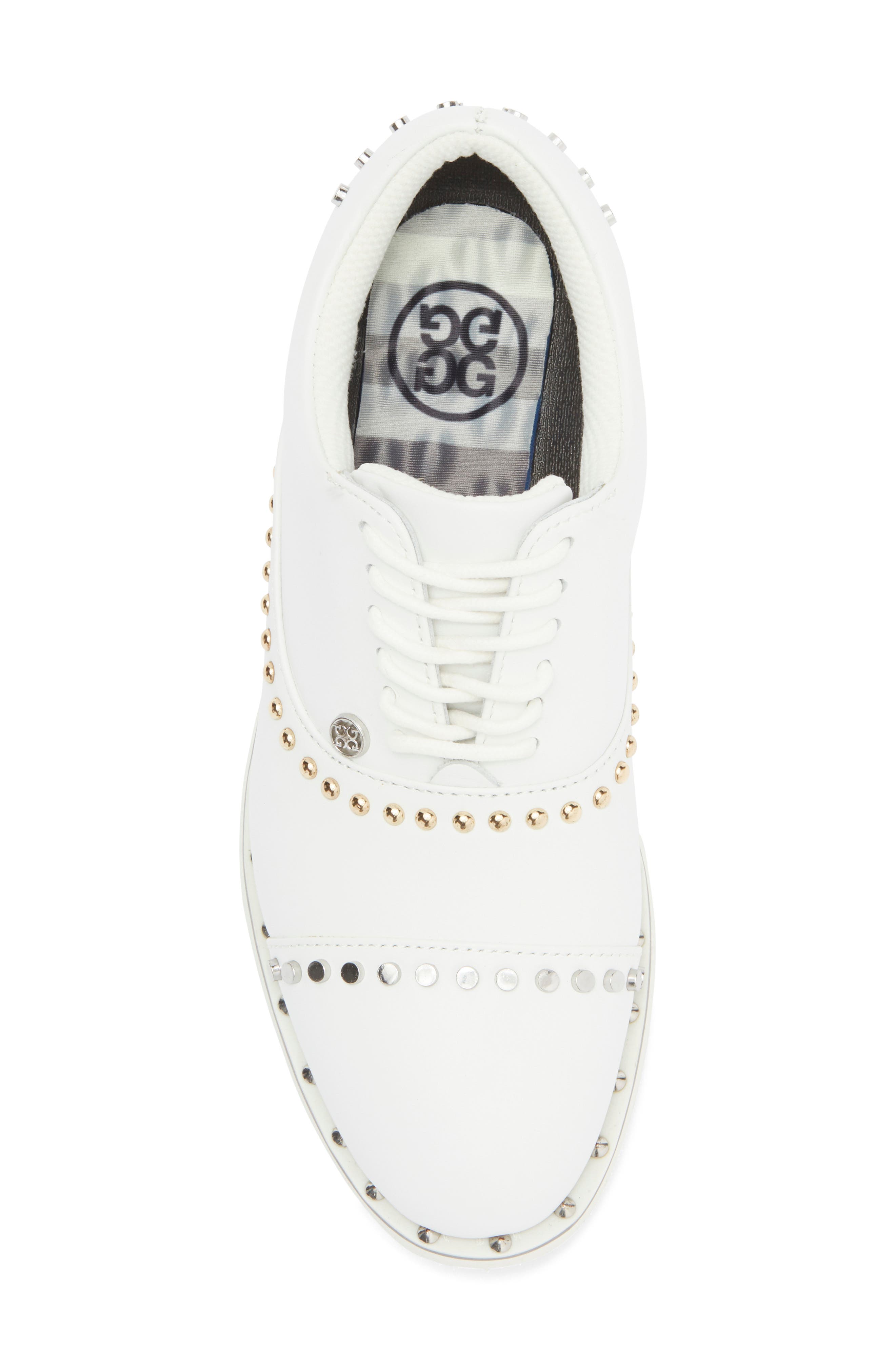 G/FORE Welt Studded Gallivanter Golf Shoe, Alternate, color, 